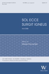 Sol ecce surgit igneus SSATBB choral sheet music cover